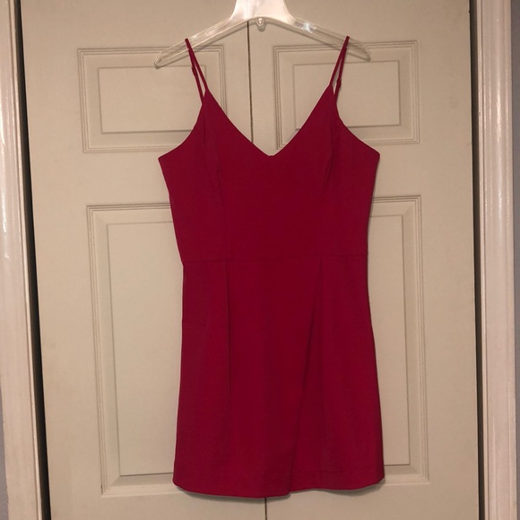 Hot Pink Envelope Dress - Picture 1 of 3